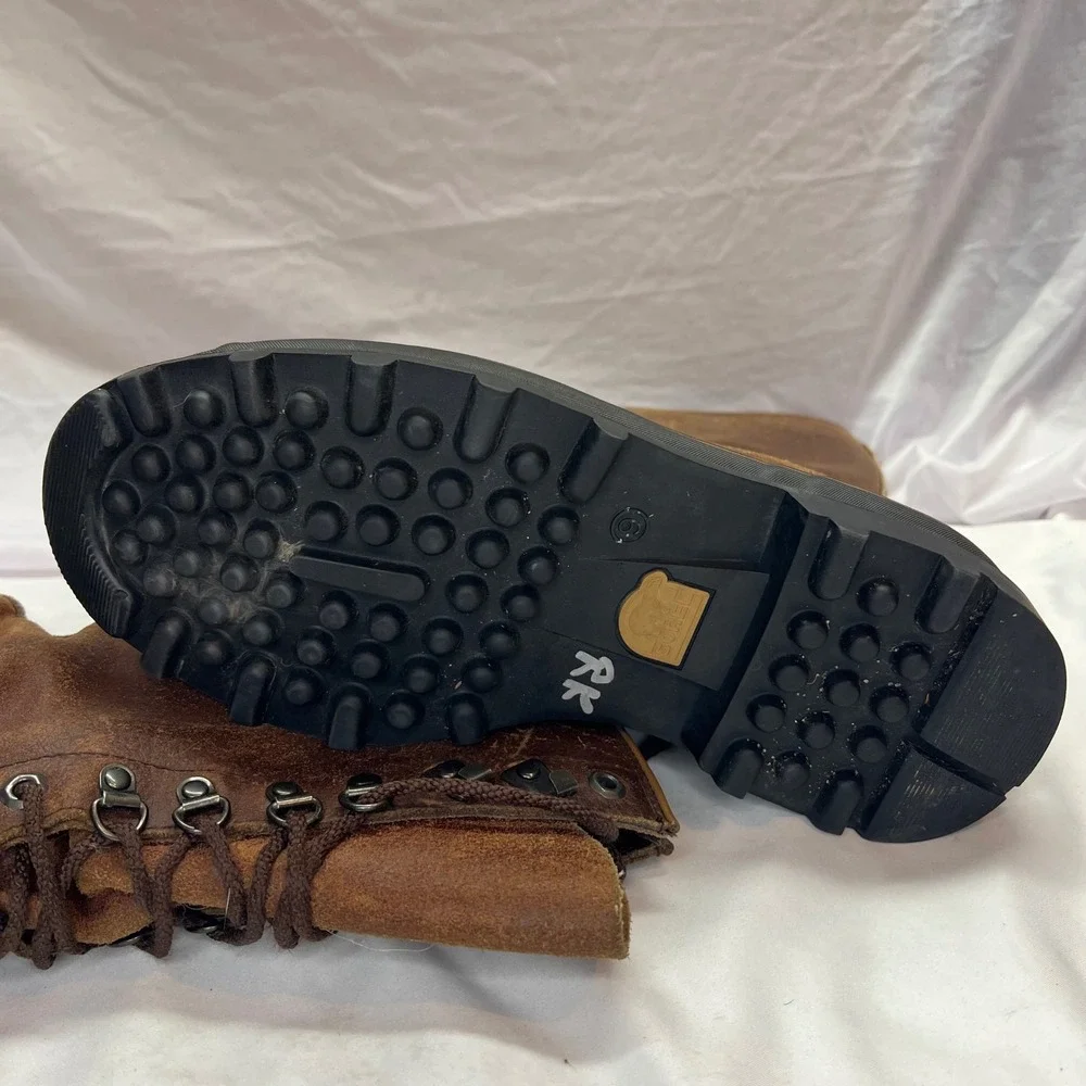 Sorel Maverick NM1080-200‎ Mens Brown Leather Rubber Winter Snow Boots Size 11.5